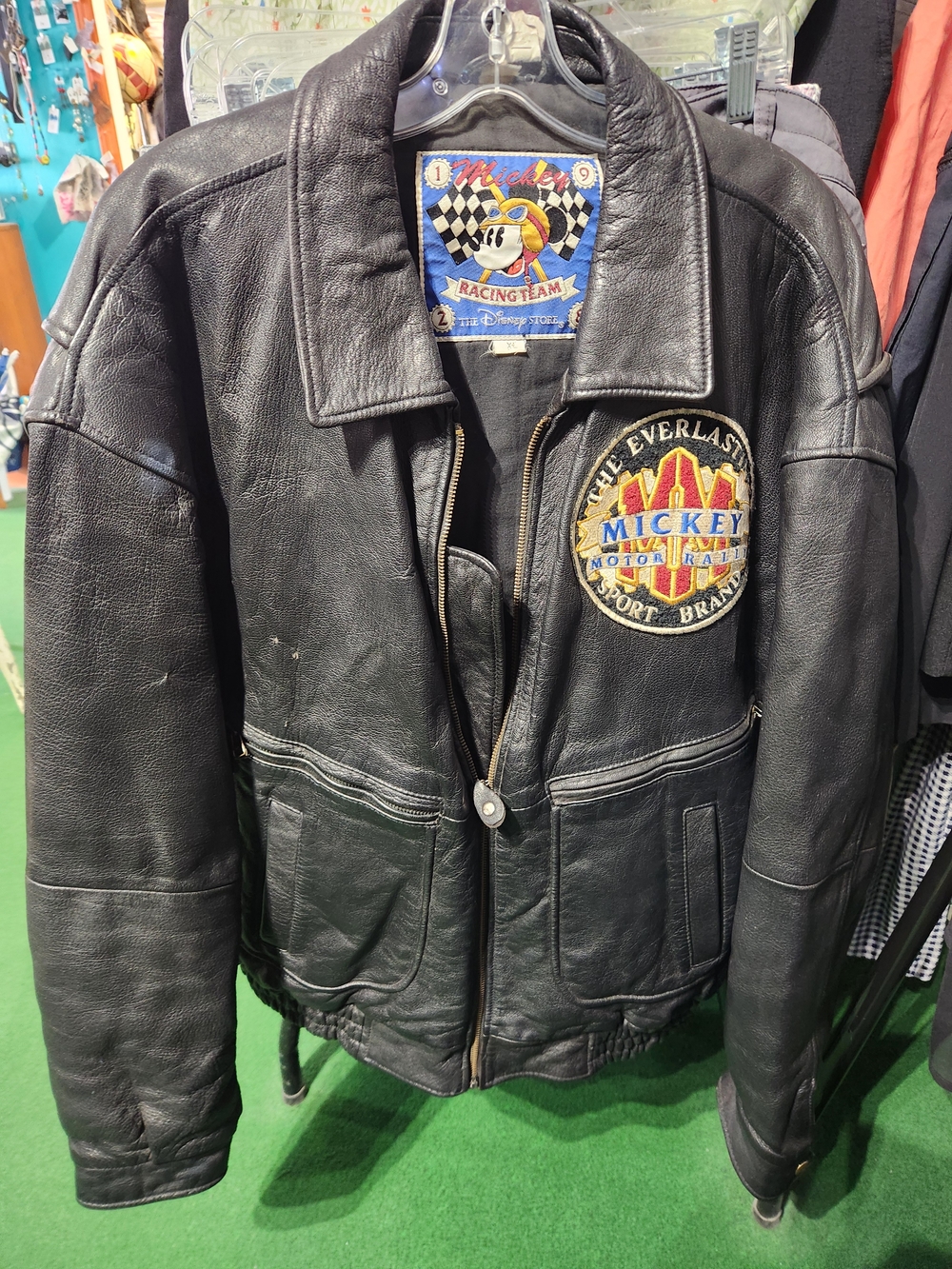 1995 Leather Mickey Racing Jacket